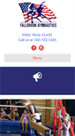 Mobile Screenshot of fallbrookgymnastics.com